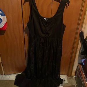 Black long dress